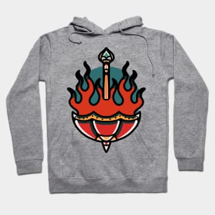 burning umbrella Hoodie